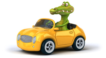 Fototapeta premium Fun crocodile