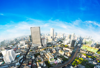 Fototapeta premium Beautiful city skyline