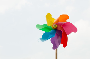 Colored pinwheel