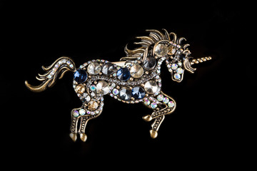 brooch in the form of a unicorn  © kopitinphoto
