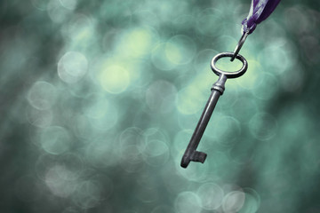 Success ideas - hanging old key