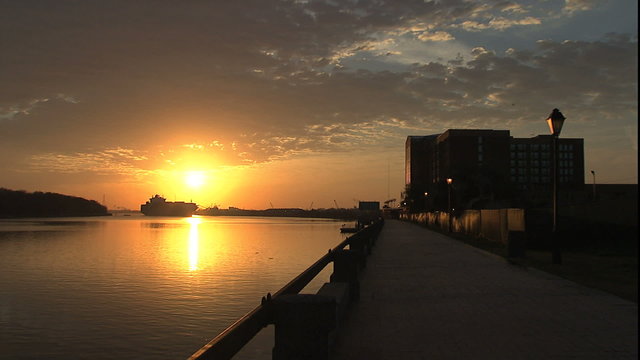 VWS Savannah river and sunrise