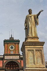 Fototapeta na wymiar Dante in Neapel