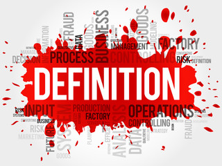 DEFINITION word cloud, business concept