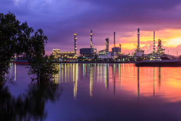 Oil refinery industry plant