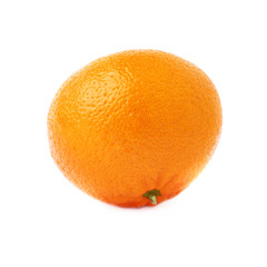 Fresh juicy tangerine fruit isolated over the white background