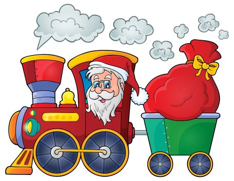 Christmas train theme image 1