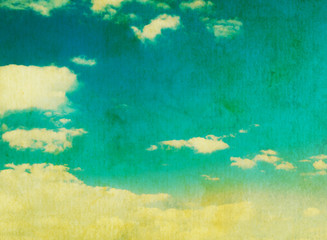 Fototapeta na wymiar Grunge image of sky background.