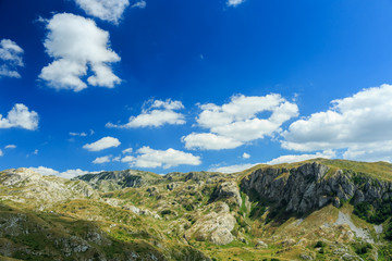 Mountains in the national park Durmitor in Montenegro, Balkans.