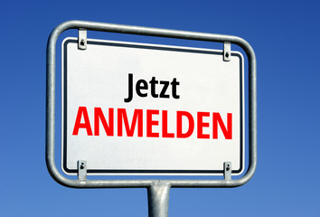 Obraz premium Jetzt anmelden