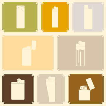 Seamless background with  lighter for your design