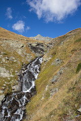 Creek Poppelesebach Near Seespitzhütte In St. Jakob In Defereggental In East Tyrol Austria