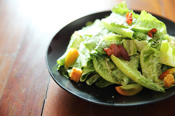 ceacar salad in close up