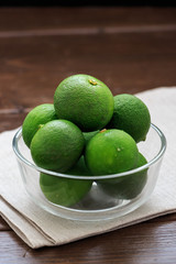 Sudachi; green small Japanese citrus