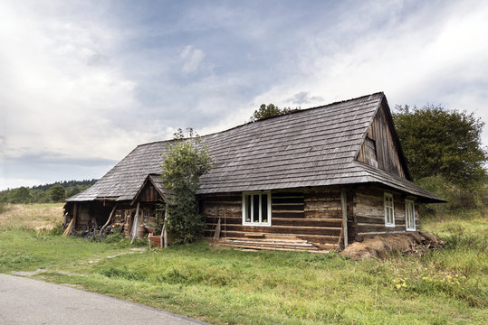 Traditional old wooden house, Poland
