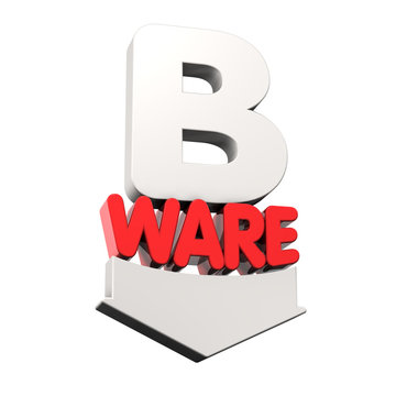 B WARE - Pfeil RW - Typo G