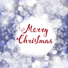 Hand-lettering Merry Christmas