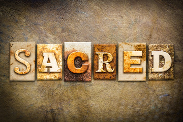 Sacred Concept Letterpress Leather Theme
