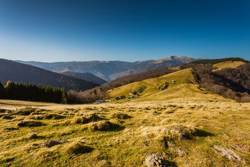 Farm in the mountains