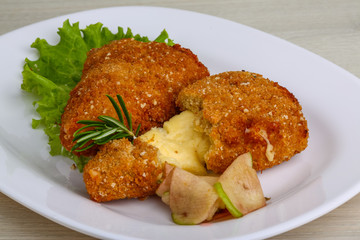 Fried cheese