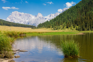 Beautiful alpine panorama