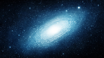 Naklejka premium Galaxy. Elements of this image furnished by NASA.