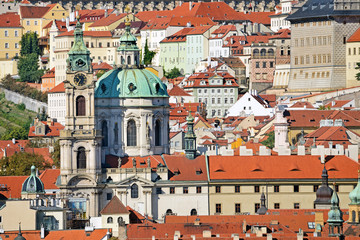 Fototapeta na wymiar Prague, view of Mala Strana 