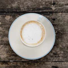 A cup of cafe latte