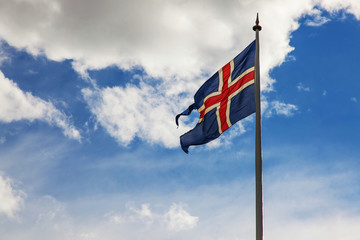 Thingvellir National Park - famous area in Iceland right on the spot where the atlantic tectonic plates meets.