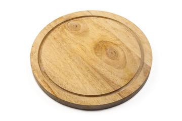 Wooden cutting board isolated