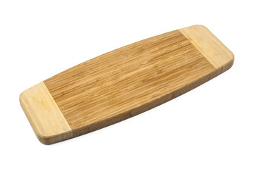 Wooden cutting board isolated