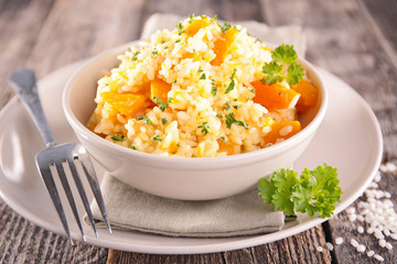 risotto with pumpkin