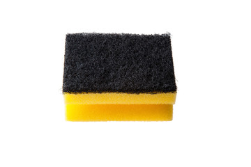 Kitchen cleaning sponge isolated set
