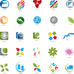 Logos Sammlung, Kreative Logo Set