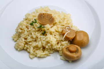 Risotto with mushroom