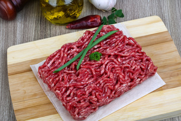 Minced beef meat