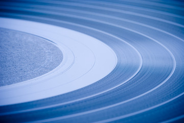 LP record closeup