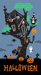 Halloween Tree House
