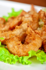 Fried shrimps
