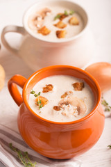 Delicious soup puree