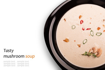 Delicious soup puree