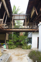 terrace wood bungalow