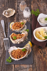 christmas entree, oyster