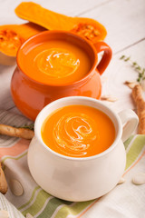 Pumpkin soup puree