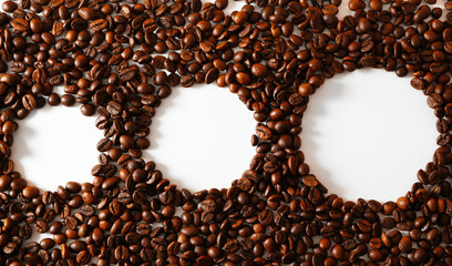 Organic frame background. Food texture