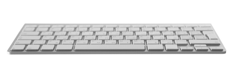 Computer keyboard, isolated on white