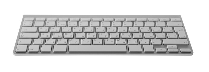 Computer keyboard, isolated on white