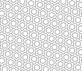 Vector modern seamless geometry pattern snowflake, black and white abstract geometric background, trendy print, monochrome retro texture, hipster fashion design