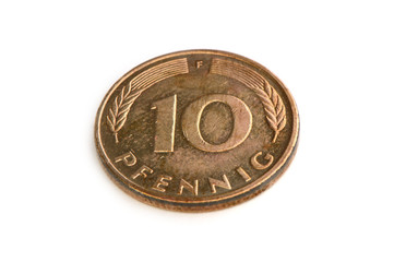 10 Pfennig freigestellt