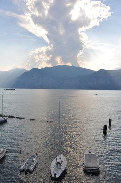 Ungeheuer &uuml;ber Garda See 